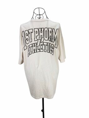 1st Phorm Athletics Heavyweight Oversized Graphic Tee Cream